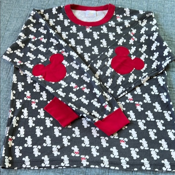 HANNA ANDERSSON Disney Mickey 100% Organic Cotton Pajama Set | Women’s L - Picture 3 of 11